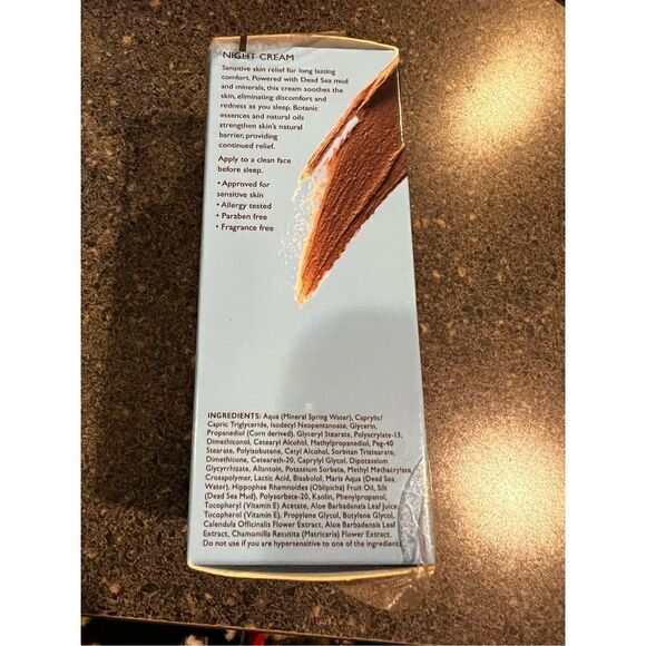 Dead Sea Essentials by AHAVA Mud Night Cream Vegan  NIB FULL SIZE 1.7 Fl - Picture 4 of 5